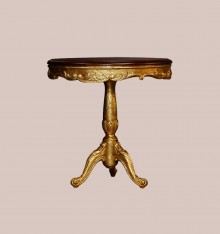TN 4077/32 PEDESTAL TABLE WOODEN TOP COL. CANDLE